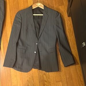 Hugo Boss Gray Sport Coat Tailored Fit Notched Lapels
